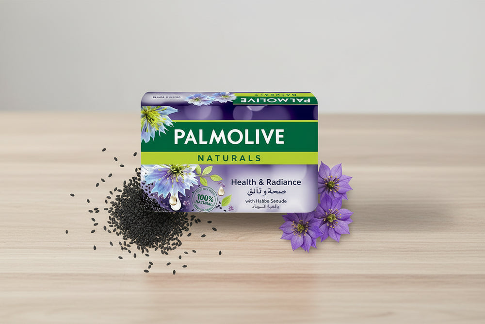 صابون بالموليف ناتشورالز بحبة البركة ١٢٠ غرام للتنظيف اليومي المغذي، متوفر لدى ملسا