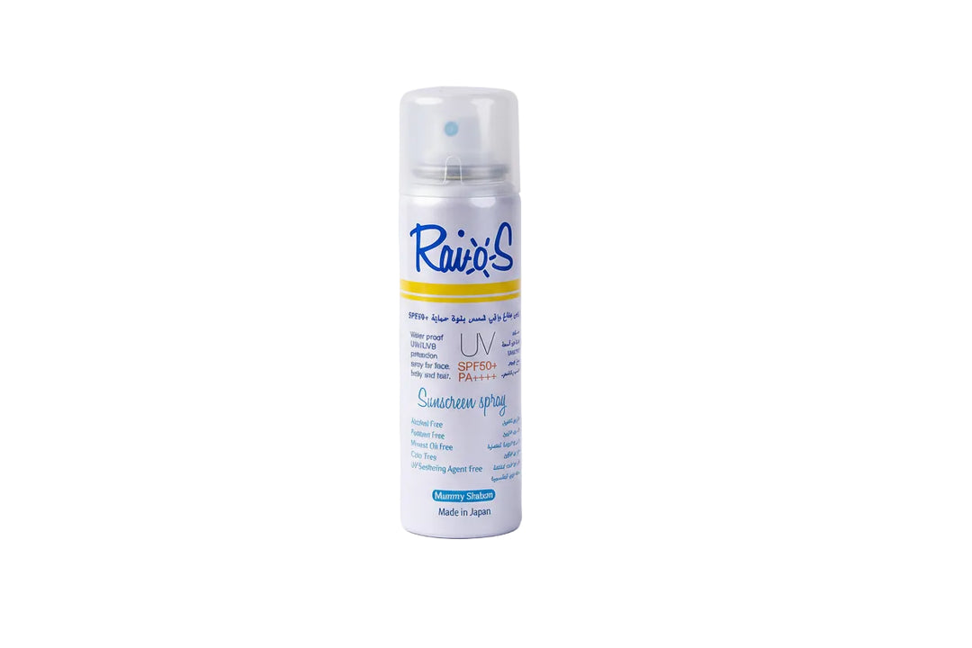 Raios sun screen spray SPF 50 70ml for high UV protection at MALSA