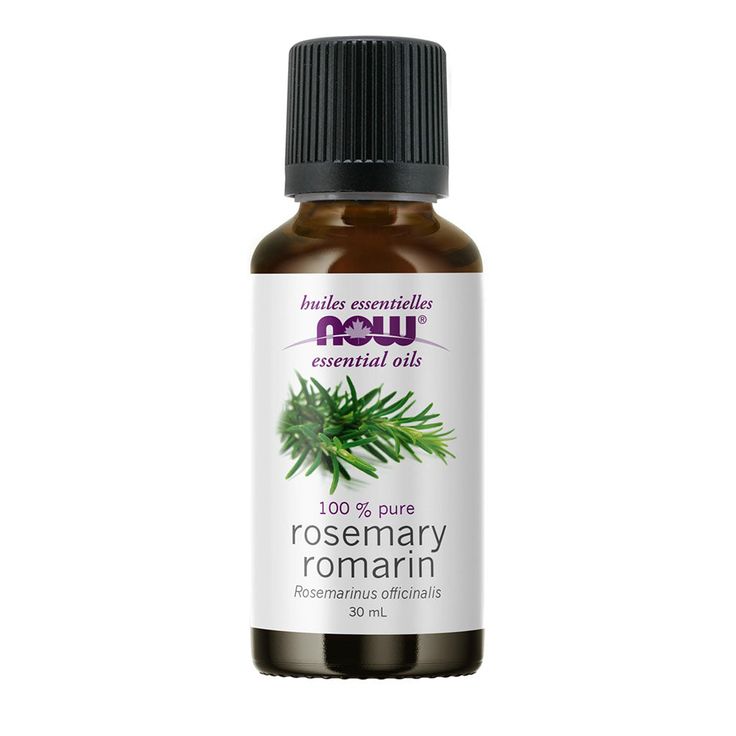 NOW Essential Oils rosemary oil 30ml for aromatherapy and natural wellness at MALSA