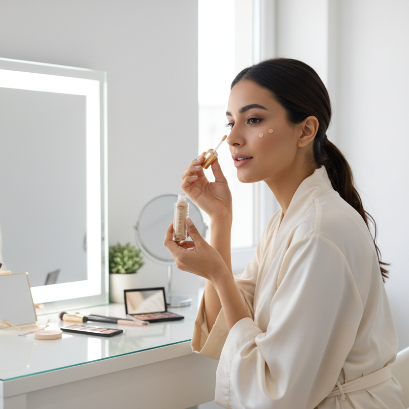 خافي العيوب السائل الرائع SNS204 لتغطية طبيعية ناعمة ومكياج خالٍ من العيوب متوفر لدى ملسا