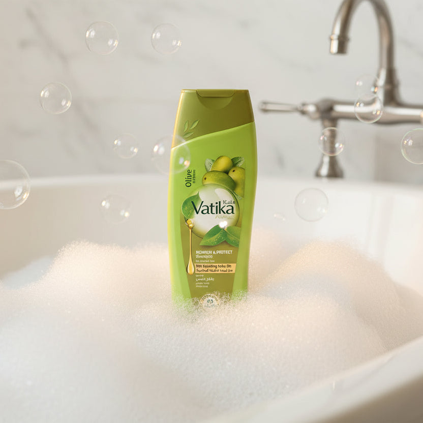شامبو فاتيكا بالزيتون والحناء لتغذية وحماية الشعر - 200 مل 