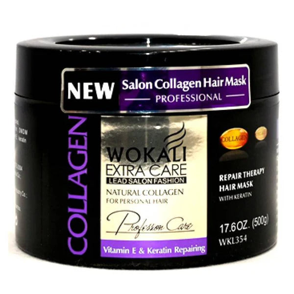Wokali Hair Mask 500 G Keratin Collagen - Wkl 355