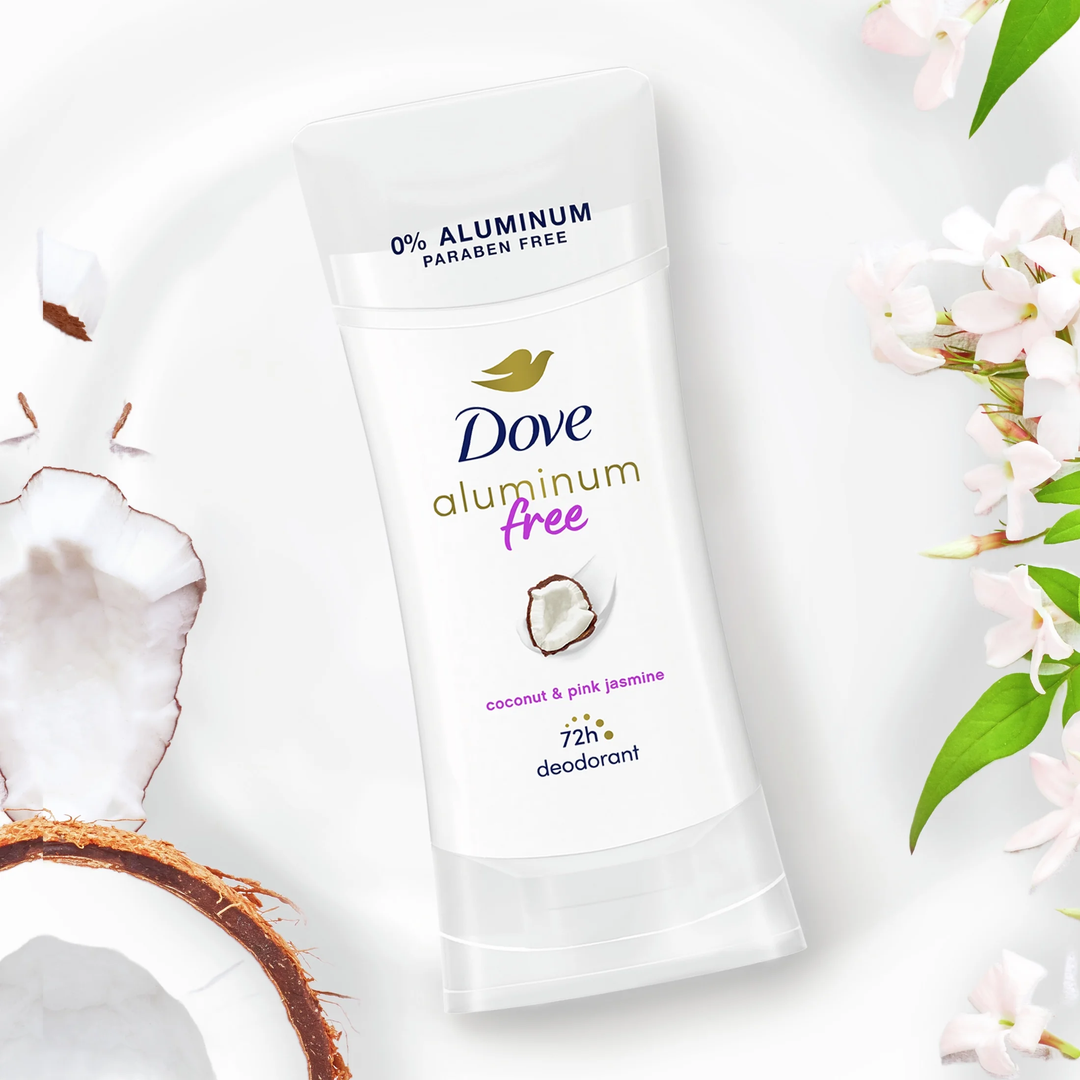 مزيل عرق صلب من دوف بيوتي برائحة جوز الهند والياسمين الوردي