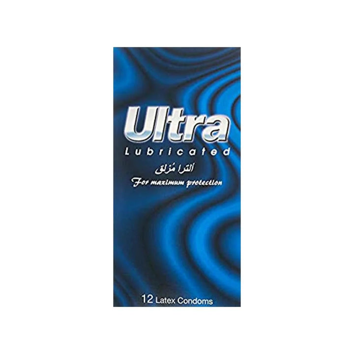 Ultra Condoms 12 Pcs Lubricated Latex