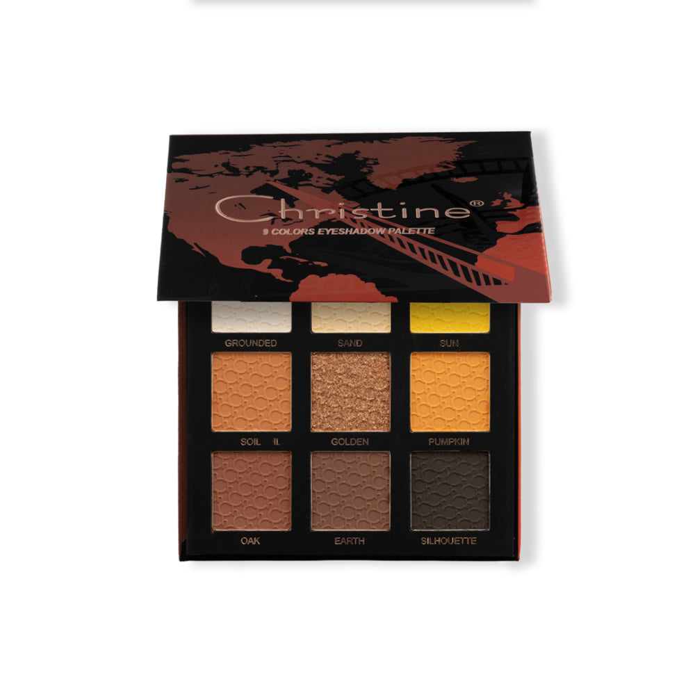 ظلال عيون كريستين 9 ألوان Ch-E2213