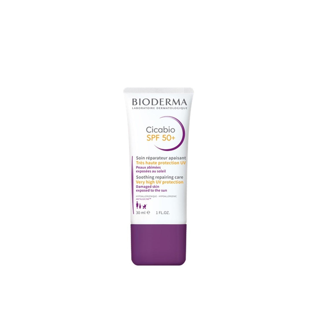 Bioderma Cicabio SPF 50+ sunscreen cream 30ml for sensitive and repairing skin at MALSA