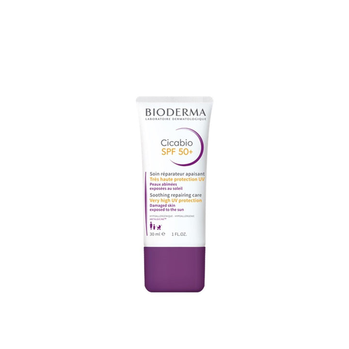Bioderma Cicabio SPF 50+ sunscreen cream 30ml for sensitive and repairing skin at MALSA