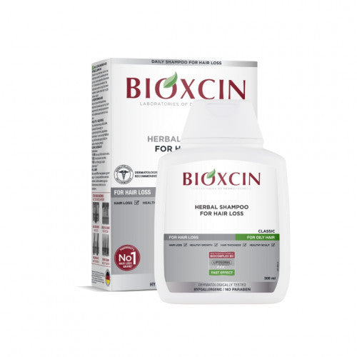 Bioxcin Herbal Shampoo for Hair Loss for Oily Hair 300 ml