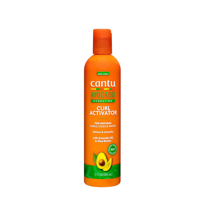 Cantu avocado hydrating curl activator shea butter cream 355ml for defined moisturized curls at MALSA