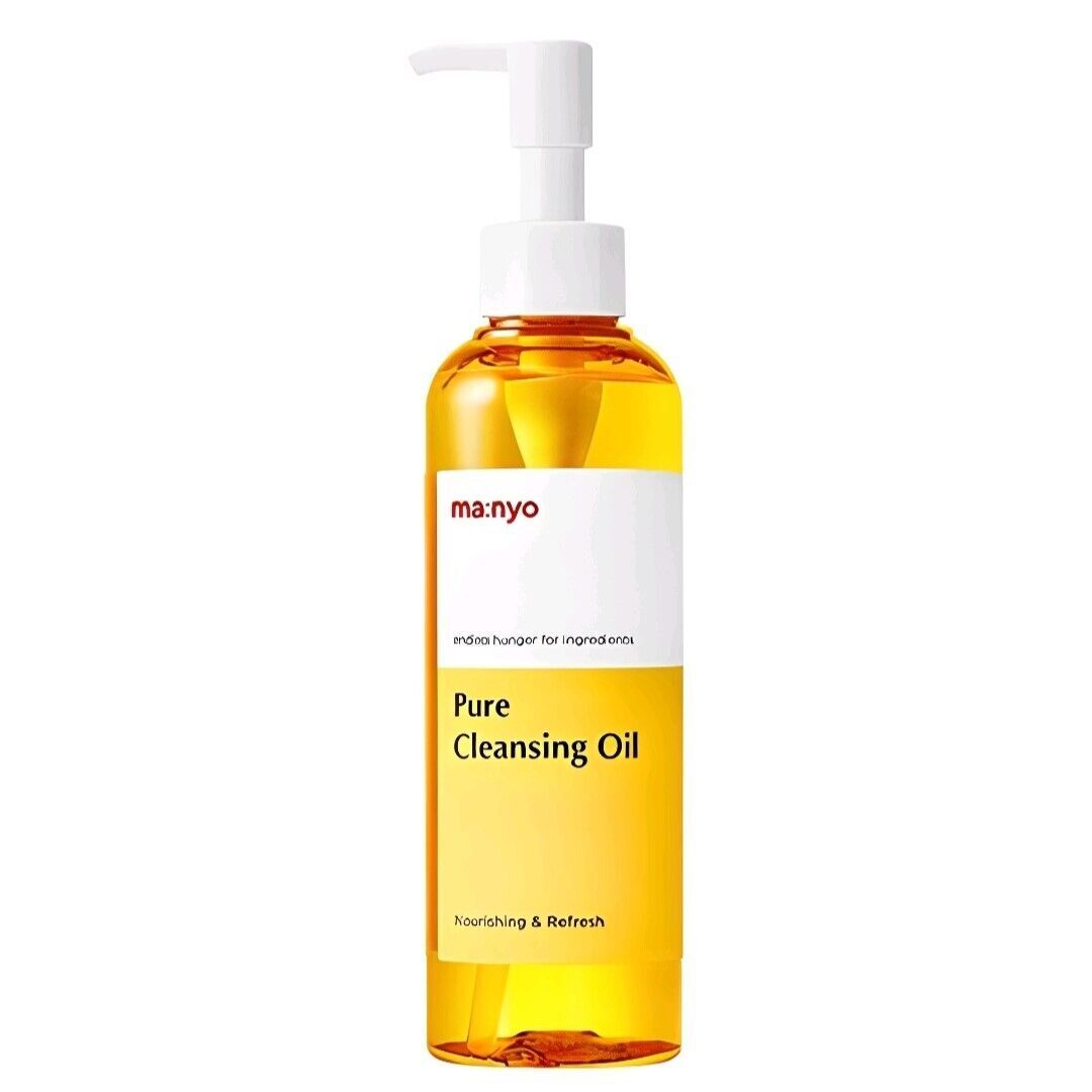 MANYO Pure cleansing oil 200ml for gentle makeup removal and deep facial cleansing at MALSA