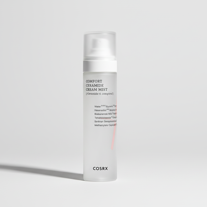 COSRX ceramide soothing cream mist 120ml for instant hydration and skin barrier comfort at MALSA