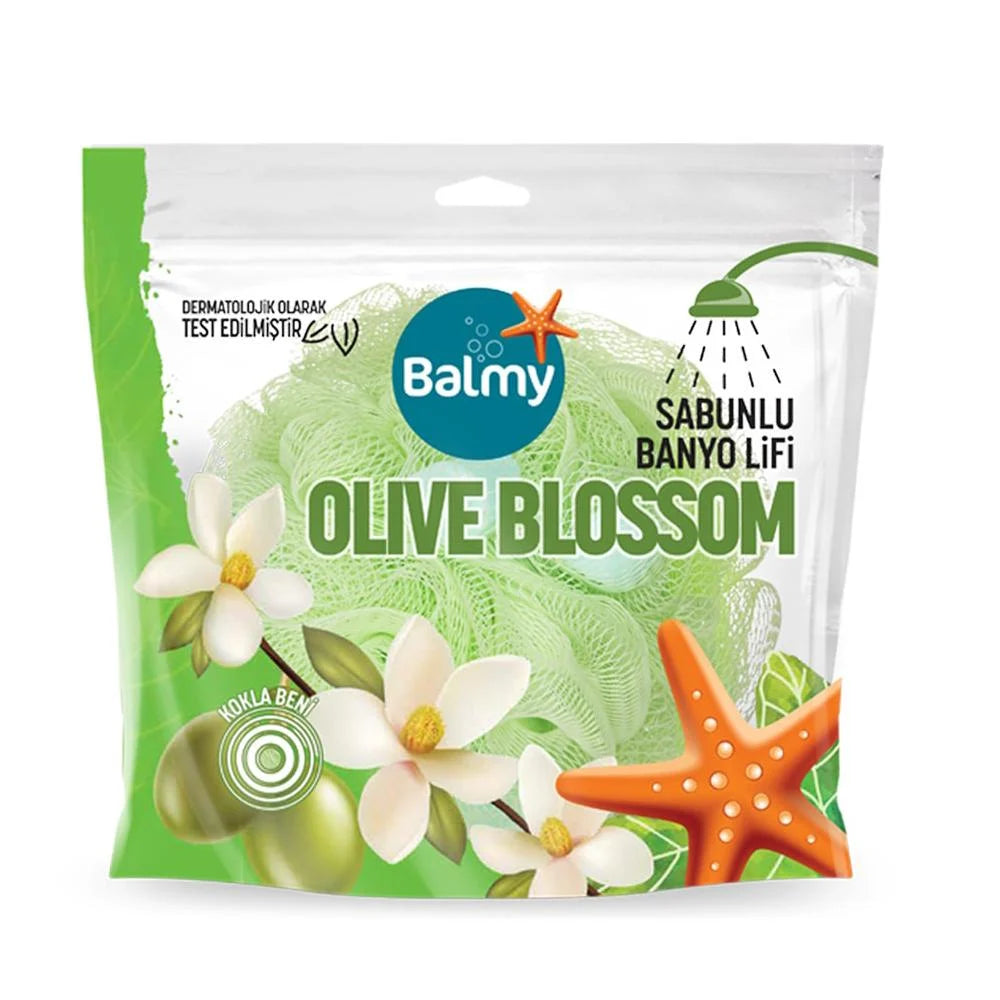 وسادة حمام دافئة مع صابون زهر الزيتون