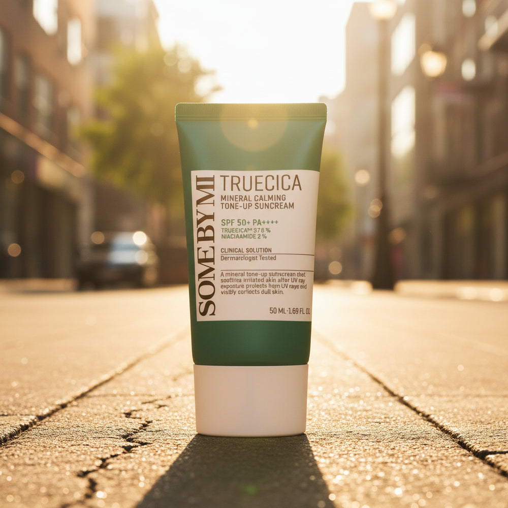 كريم واقي من الشمس SOME BY MI Truecica المعدني المهدئ بعامل حماية من الشمس SPF 50+ PA+، متوفر بحجم 50 مل لدى ملسا