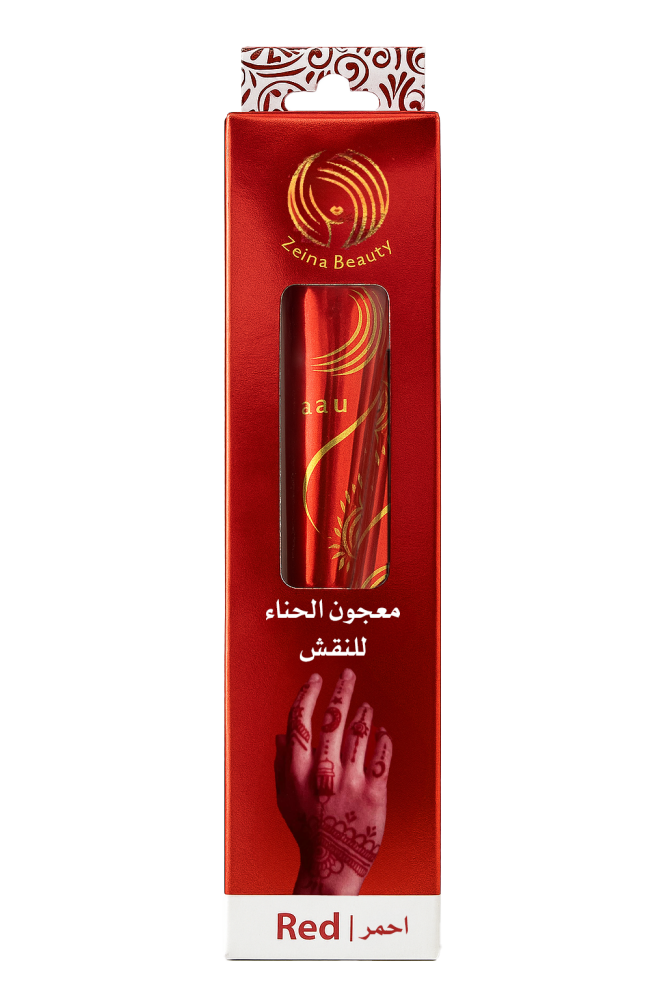 معجون الحناء الأحمر للتزيين الجمالي