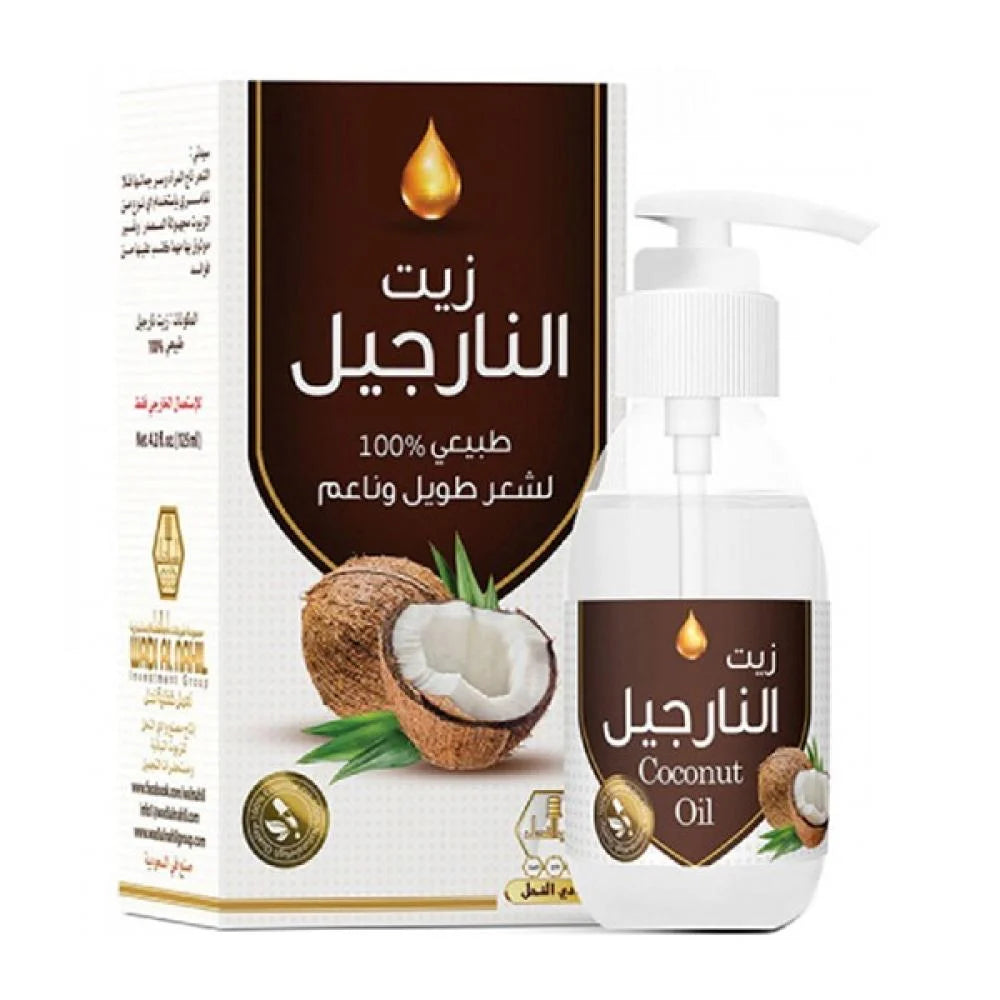 زيت الجسم وادي النحل 125 مل جوز الهند 