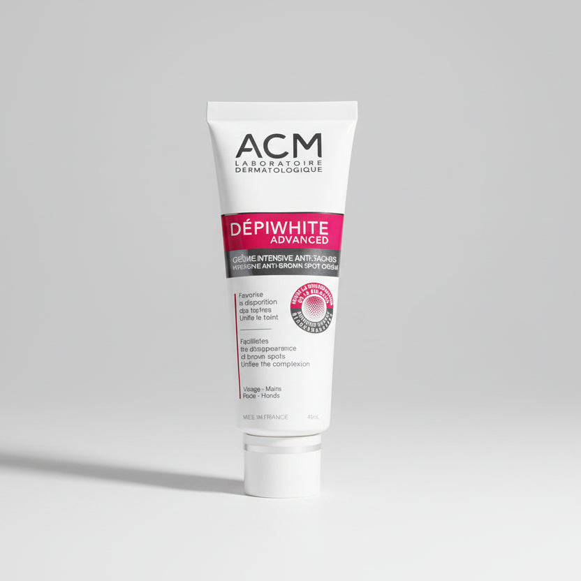 ACM Depiwhite Advanced Cream 40ml for even looking skin tone and daily facial care at MALSA