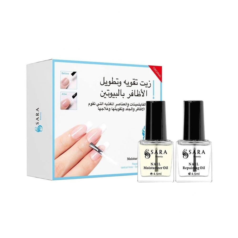 Sara Beauty Set To Strengthen And Lengthen Nails With Biotin