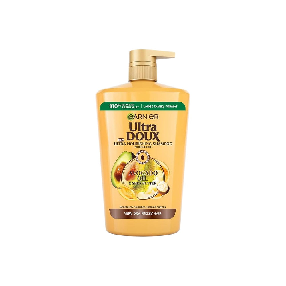 Garnier Shampoo Ultra Doux Avocado Oil & Shea Butter 1000Ml
