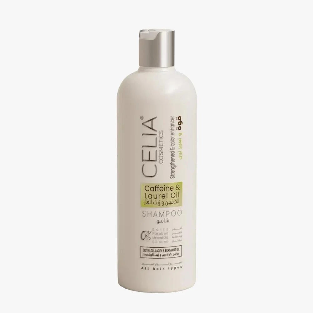 Celia Caffeine & Laurel Oil Shampoo 500ml
