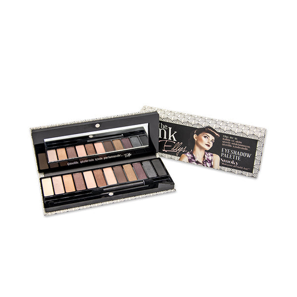 The Pink Ellys Eye Shadow Palette 12 Colour Smoky