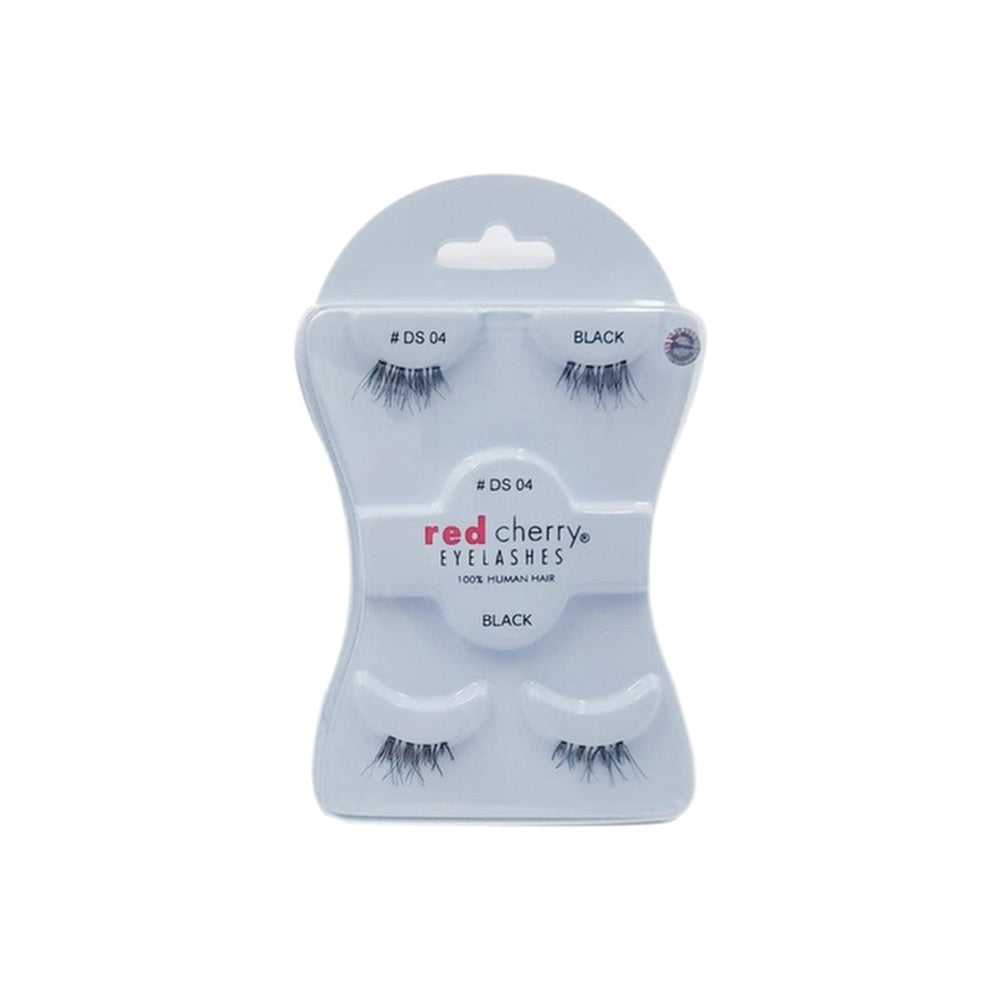RED CHERRY DS04 BLACK EYELASHES 4 PCS