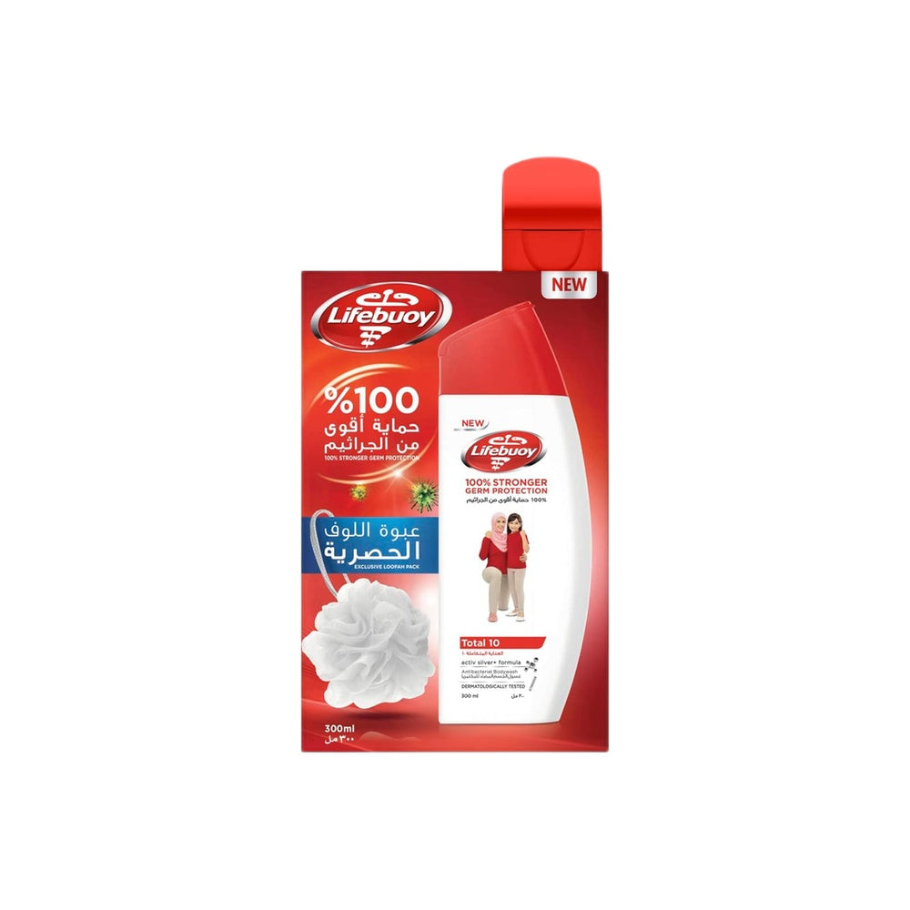 لايف بوي و ليفه المضاد للبكتيريا غسول الجسم 300مل