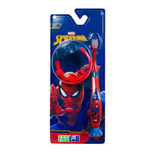 Fab Lab Spiderman Toothbrush With Light- Up Clock