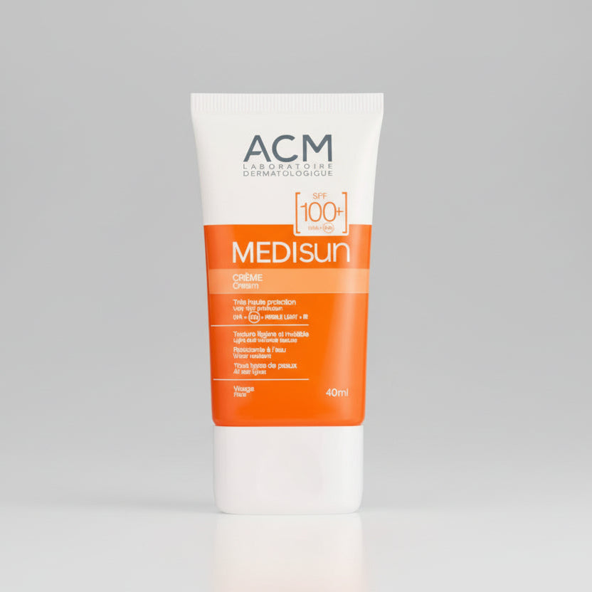 ACM Medisun Cream SPF 100 40ml for very high sun protection and daily skin comfort at MALSA