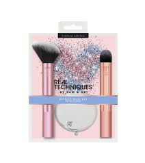 Real Techniques Skin Perfecting Set 2 Brush 1 Mirrors 01989