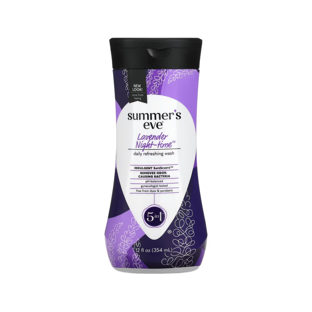 غسول ليلي للمنطقة الحساسة من سمرز إيف برائحة اللافندر، 354 مل