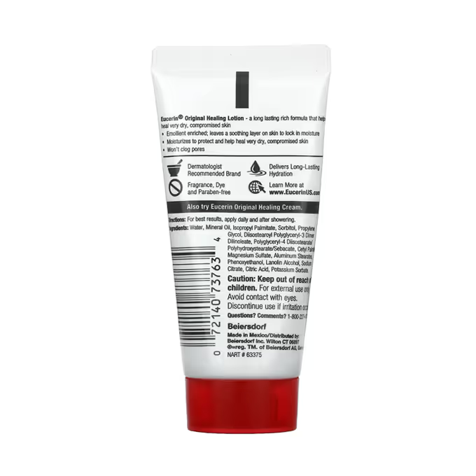 Eucerin Original Healing Lotion Fragrance Free Extremely Dry Compromised Skin - 30ml
