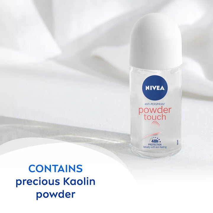 مزيل عرق نيفيا باودر تاتش رول أون مضاد للتعرق 50 مل