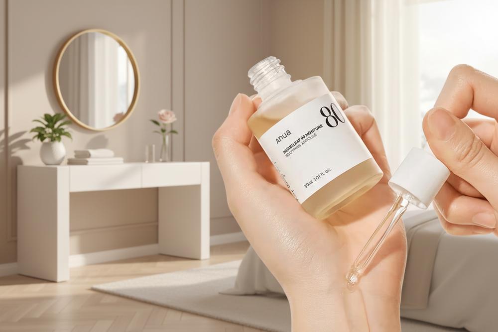 أمبولة أنوا هارتليف المهدئة بتركيز 80%، سعة 30 مل، لتهدئة البشرة الحساسة، متوفرة لدى ملسا