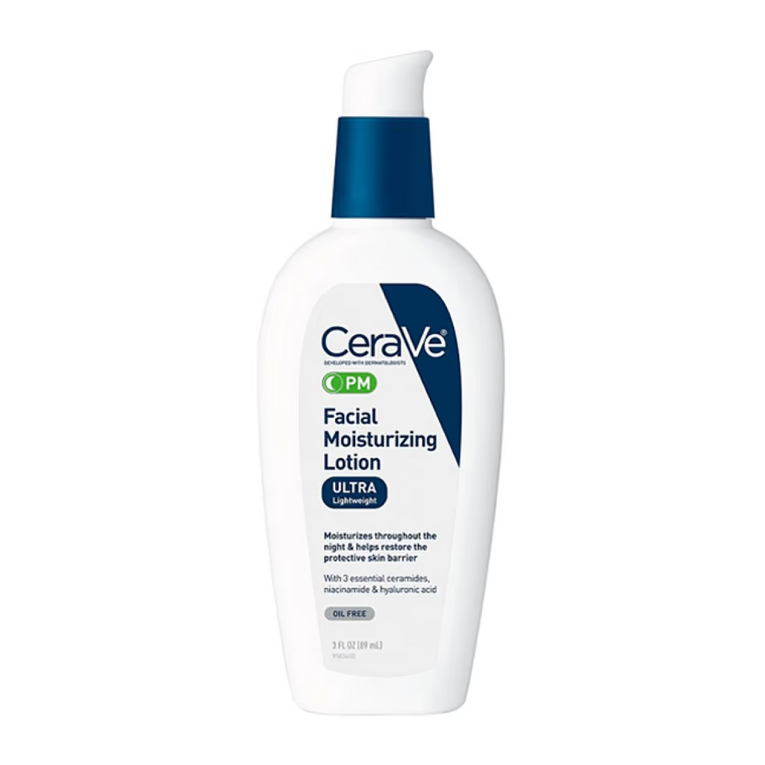 CERAVE PM LOTION ULTRA LIGHT WEIGHT OIL FREE 89 ML
