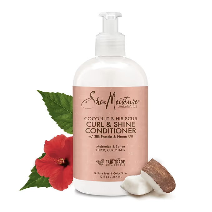 SHEA MOISTURE COCONUT & HIBISCUS HAIR CONDITIONER 384ML