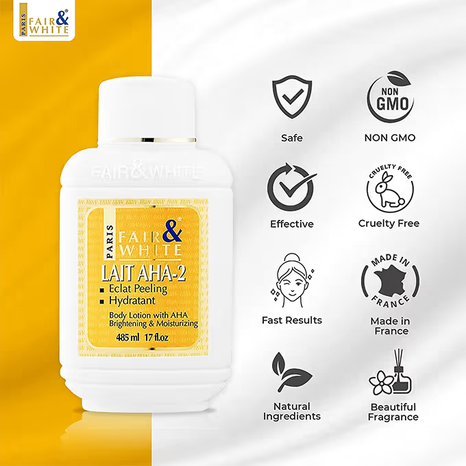 FAIR&WHITE LAIT AHA-2 BODY LOTION 485 ML