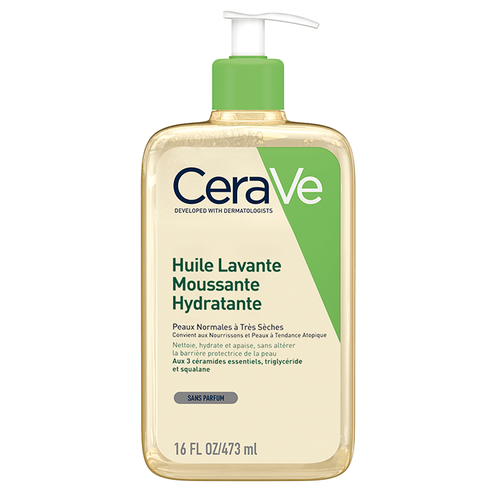 CERAVE HUILE LAVANTE MOUSSANTE HYDRATANTE 473ML