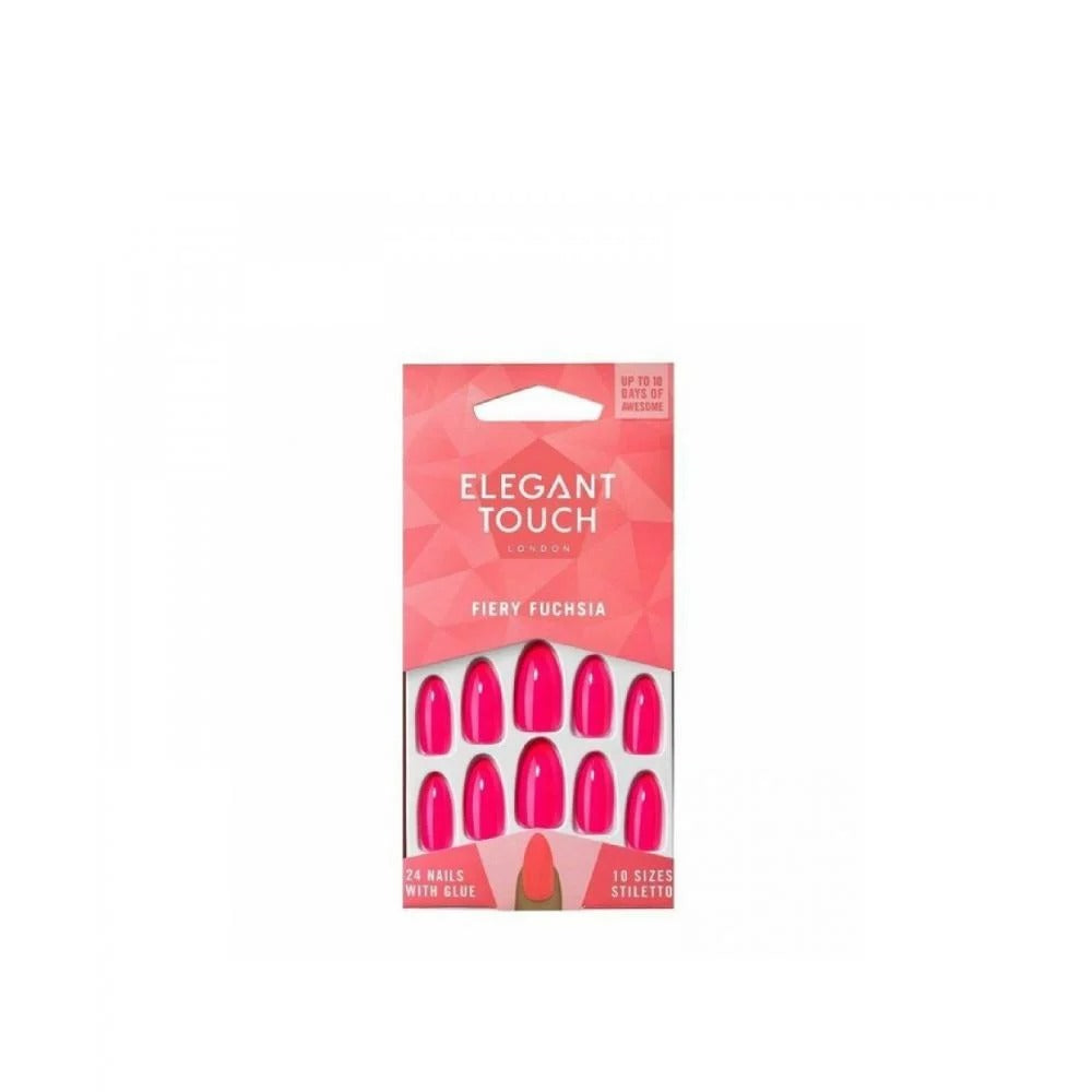 ELEGANT TOUCH NAIL 24 PCS FIERY FUCHSIA 657
