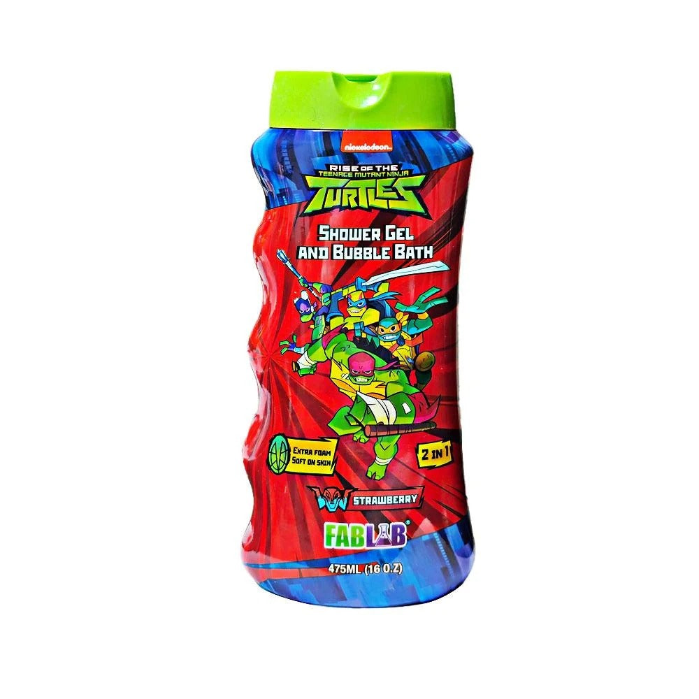 جل استحمام وبلسم فقاعات برائحة التوت الأزرق من نيكلوديون نينجا ترتلز - ٤٧٥ مل