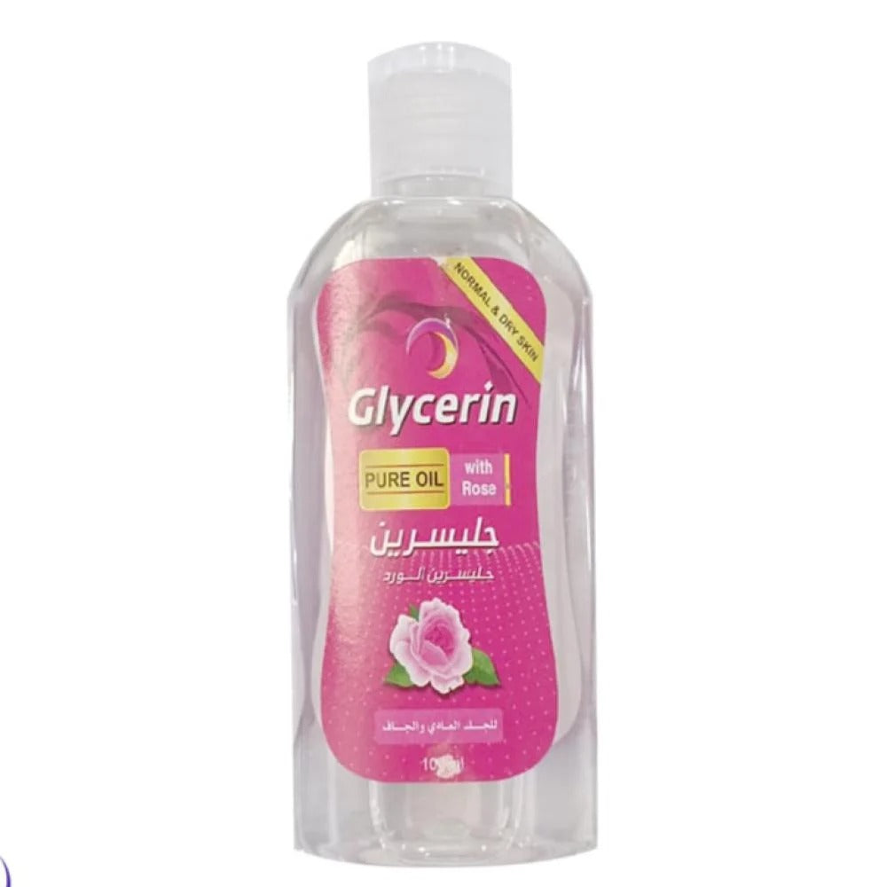 زيت الجلسرين النقي مع الورد 100 مل
