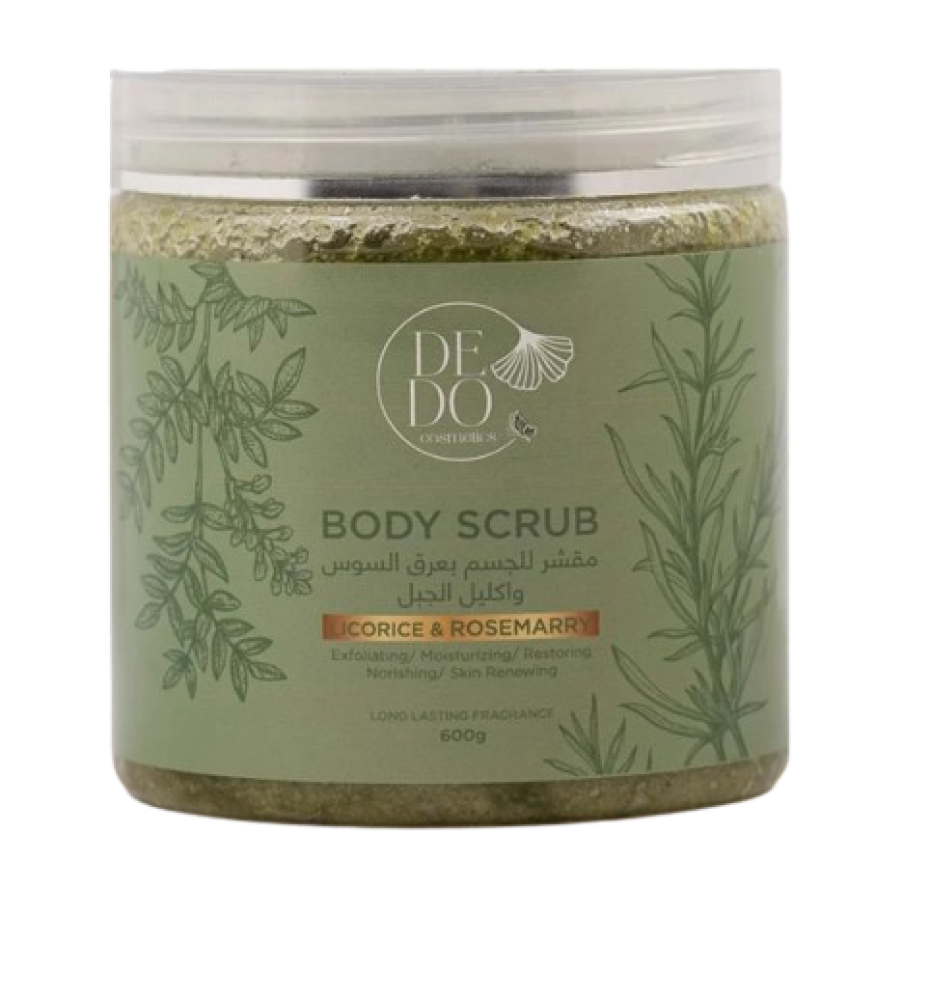 DEDO Foaming Body Scrub (Licorice& Rosemary) 600g
