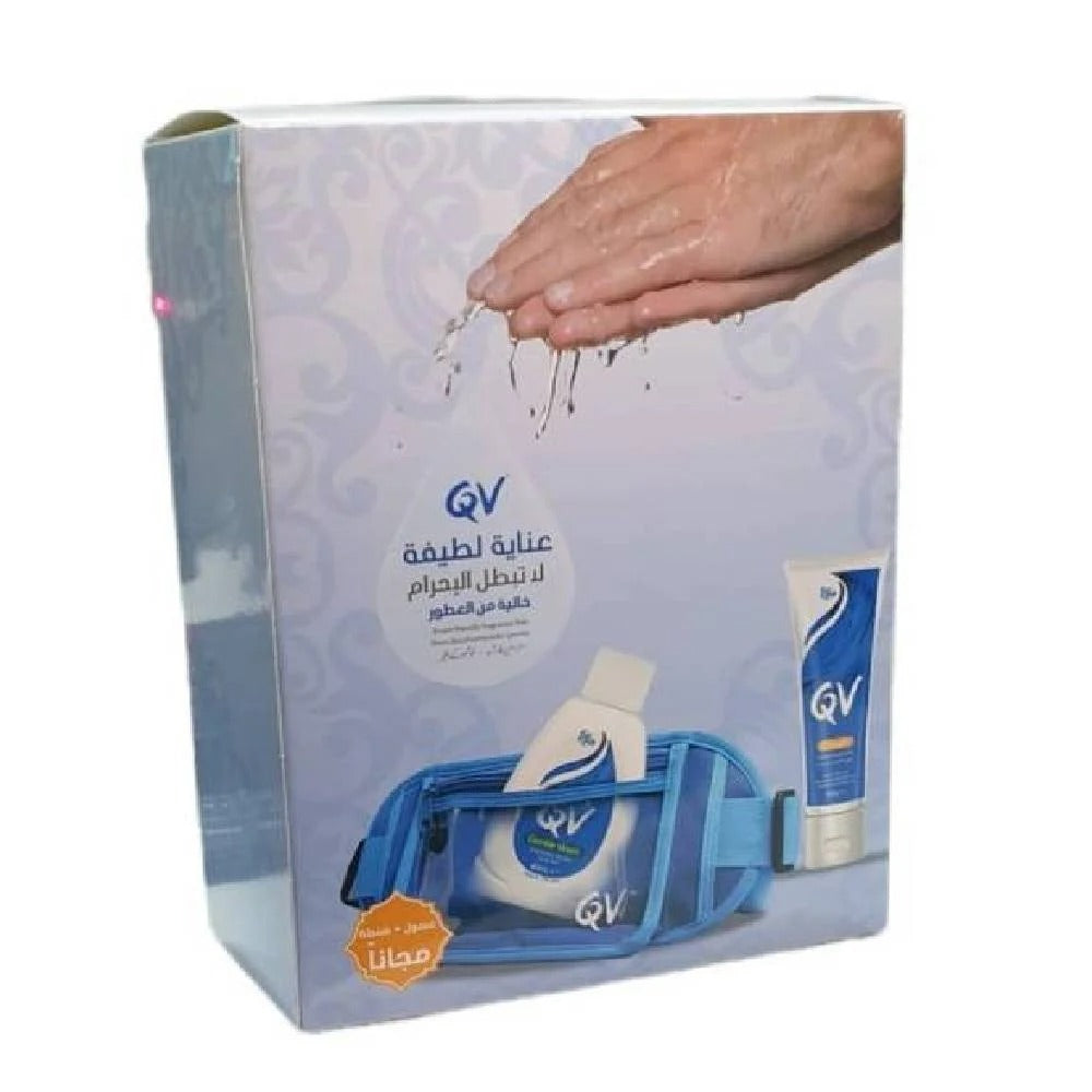 Qv Box Cream 100 G + Gentle Wash +Bag