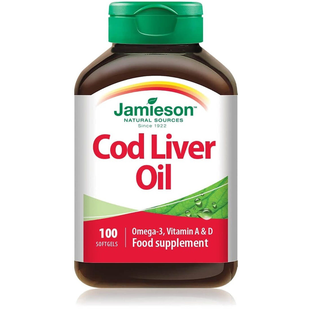 Jamieson Cod Liver Oil 100 Softgels