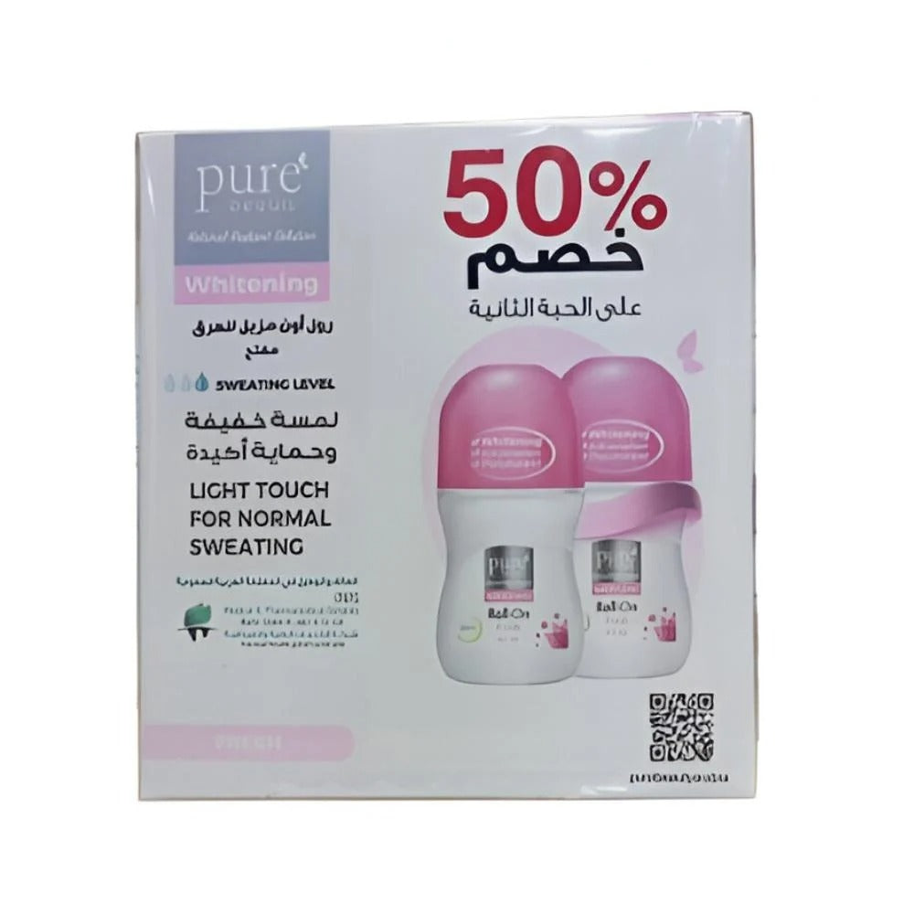 Pure Beauty Whitening Roll On Fresh 50% Free