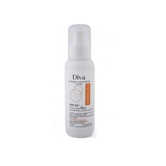 Diva Sunscreen Moisturizing Lotion SPF+50 - 100 ML