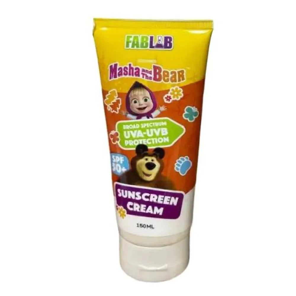Fab Lab Masha Sunscreen Cream For Kids 150Ml
