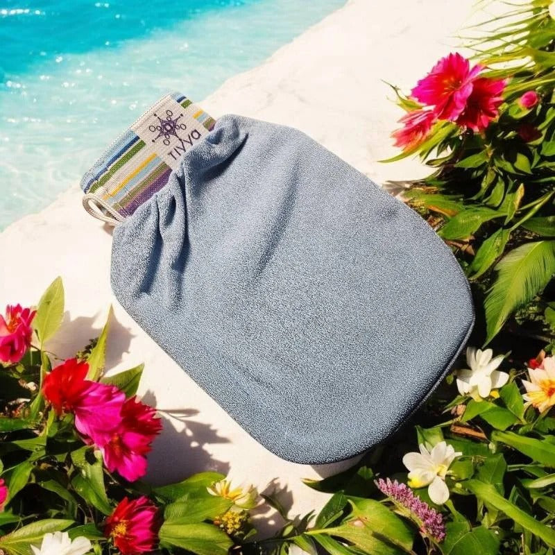 TIYYA Moroccan Liffa Bath Glove Multicolour 4-Piece