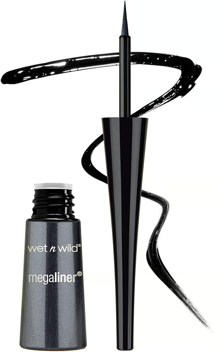 WET N WILD LIQUID EYELINER WATERPROOF E8711 BLACK 5ML