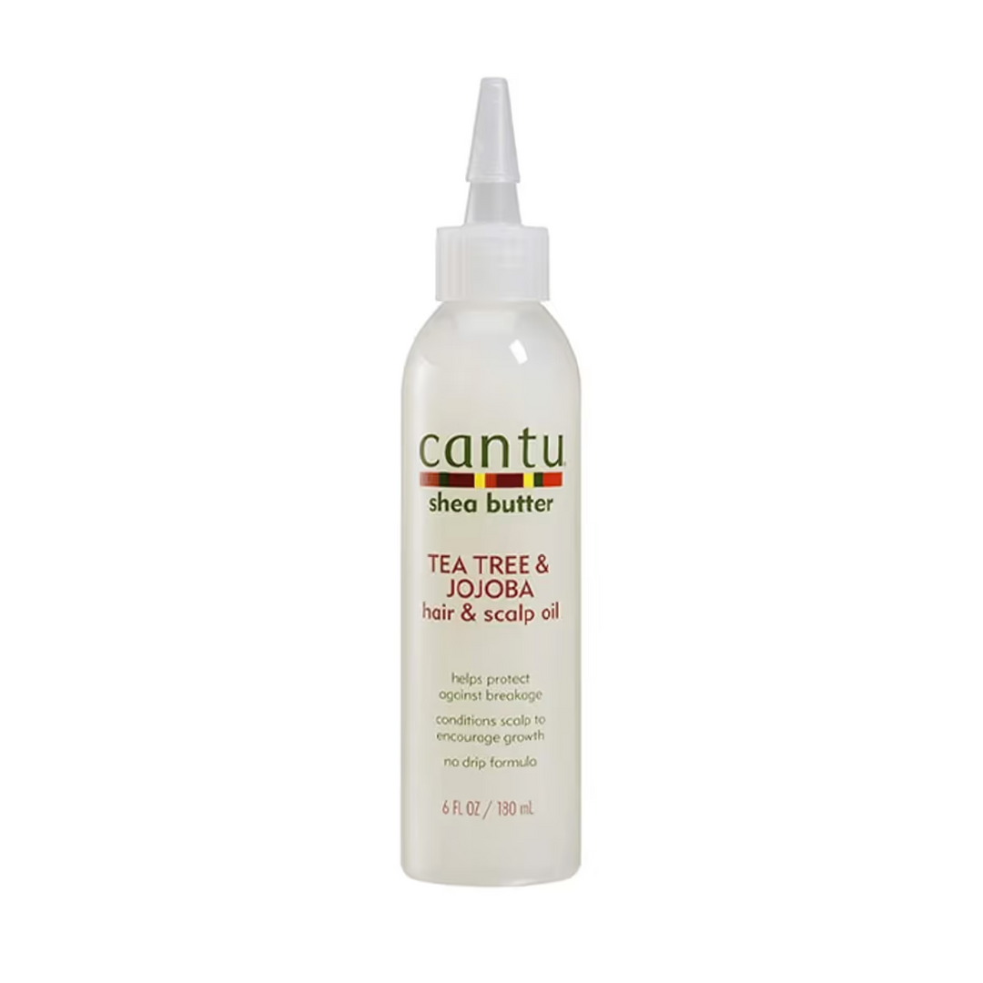 زيت كانتو للشعر وفروة الرأس بزبدة الشيا وشجرة الشاي والجوجوبا - 180 مل