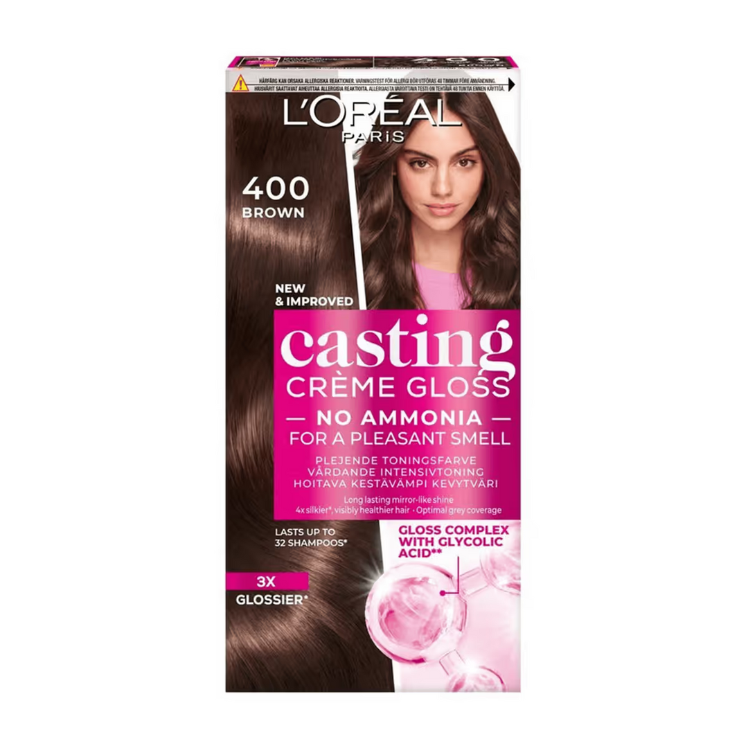 LOreal Paris Casting Creme Gloss Hair Color - 400 Brown